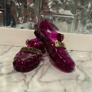 Moschino jelly sandals